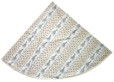 French Round Tablecloth Coated (Lavender 2009. raw)